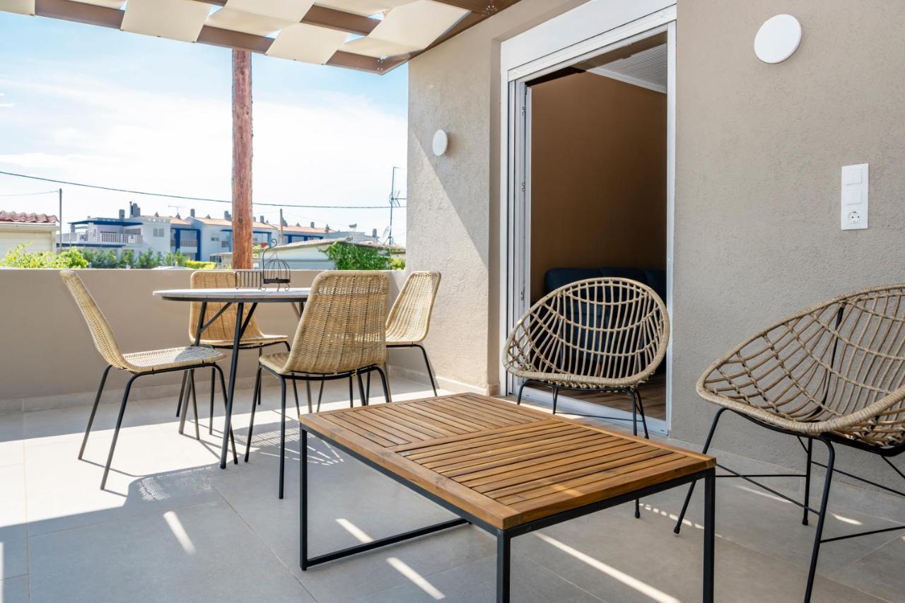 Azzurro Seafront Houses Nea Kallikrateia Exterior photo